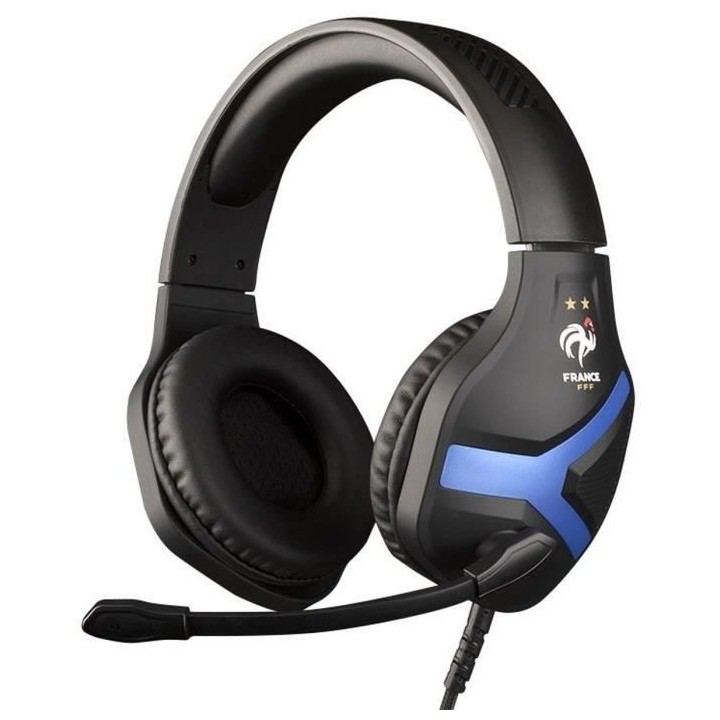 Casque-Micro Gaming - KONIX - Nemesis - Noir - Playstation/Xbox/Ninten