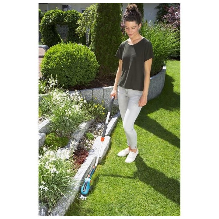 Kit cisaille a gazon a batterie GARDENA - ComfortCut Li – Manche té