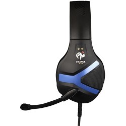 Casque-Micro Gaming - KONIX - Nemesis - Noir - Playstation/Xbox/Nintendo/Smartphone/Tablette - Sous Licence Officielle FFF