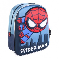 Cartable Spiderman Bleu (25...