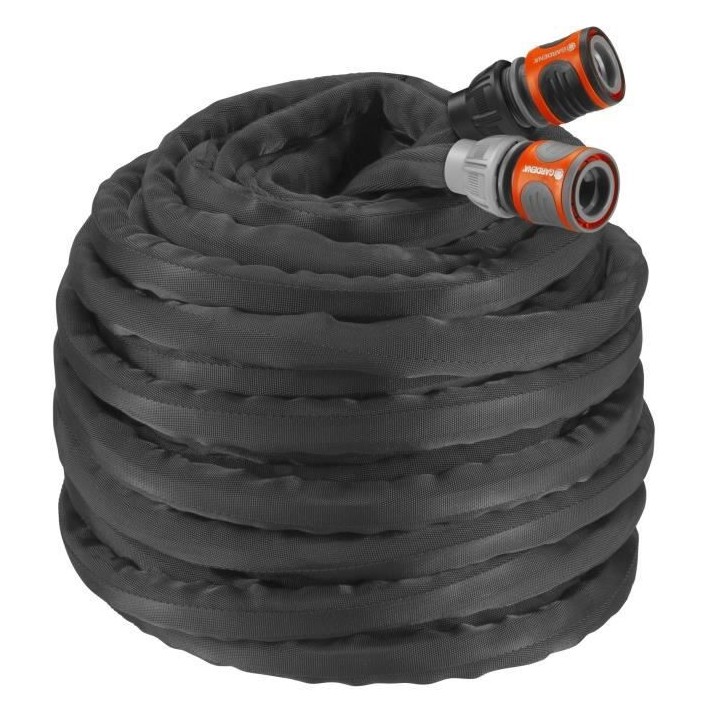 GARDENA Kit tuyau d'arrosage textile Liano™ – Longueur 15m – Ø1