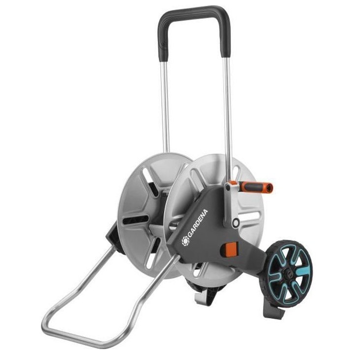 GARDENA Dévidoir CleverRoll en métal taille M– Longueur max 60m