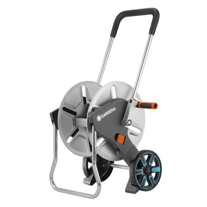 GARDENA Dévidoir CleverRoll en métal taille M– Longueur max 60m