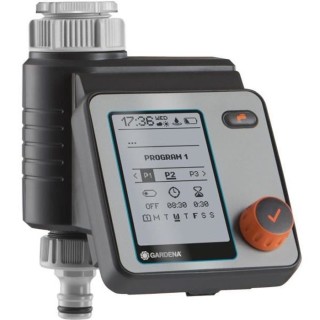 GARDENA Programmateur d'arrosage Master– Ecran LCD – Pile 9V non f
