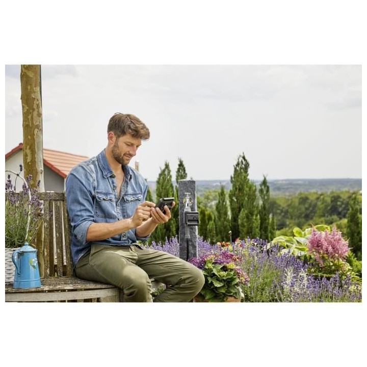 GARDENA Programmateur d'arrosage Master– Ecran LCD – Pile 9V non f