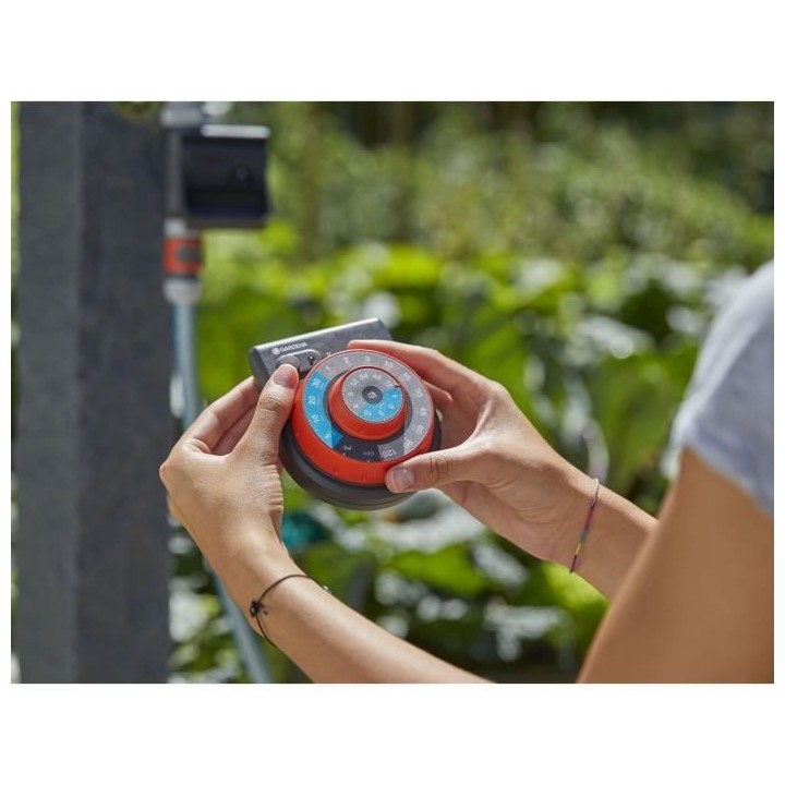 GARDENA Programmateur d'arrosage Easy Plus – Bouton rotatif – Pile