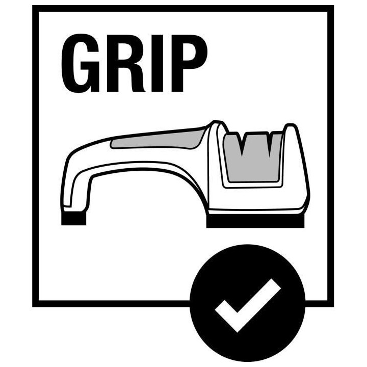 GARDENA Affûteur pour haches et couteaux – Poignée ergonomique –