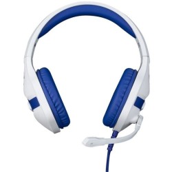 Casque-Micro Gaming - KONIX - Nemesis - Blanc - Playstation/Xbox/Nintendo/Smartphone/Tablette - Sous Licence Officielle FFF