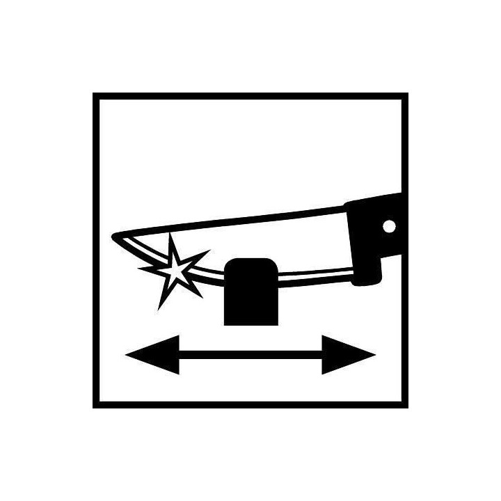 GARDENA Affûteur pour haches et couteaux – Poignée ergonomique –