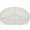 Table d'appoint DKD Home Decor Métal Blanc (60 x 60 x 70 cm)