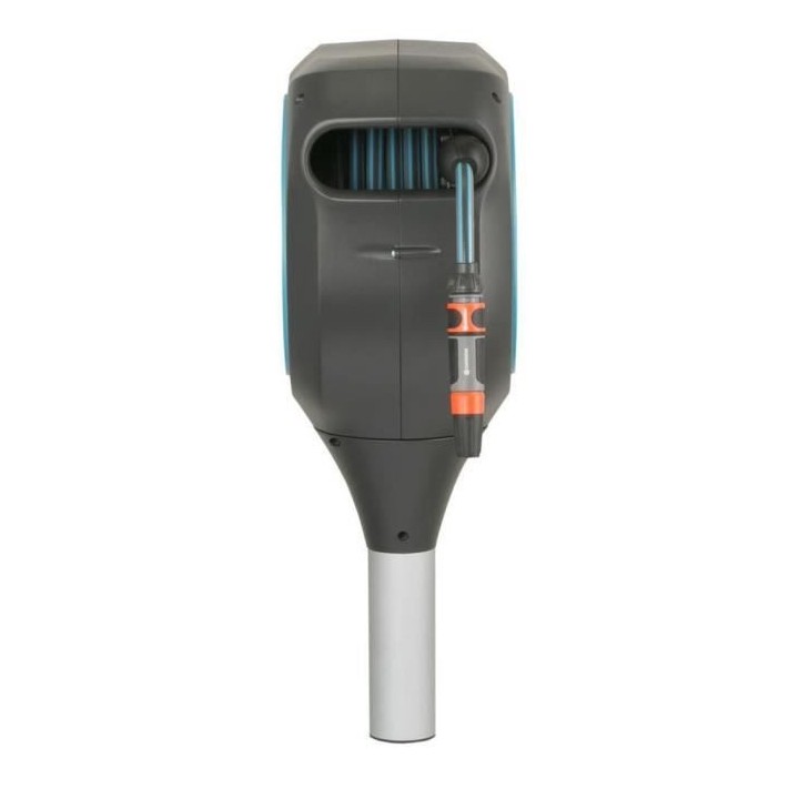 Dévidoir automatique sur pic GARDENA RollUp M liseret bleu – Longue