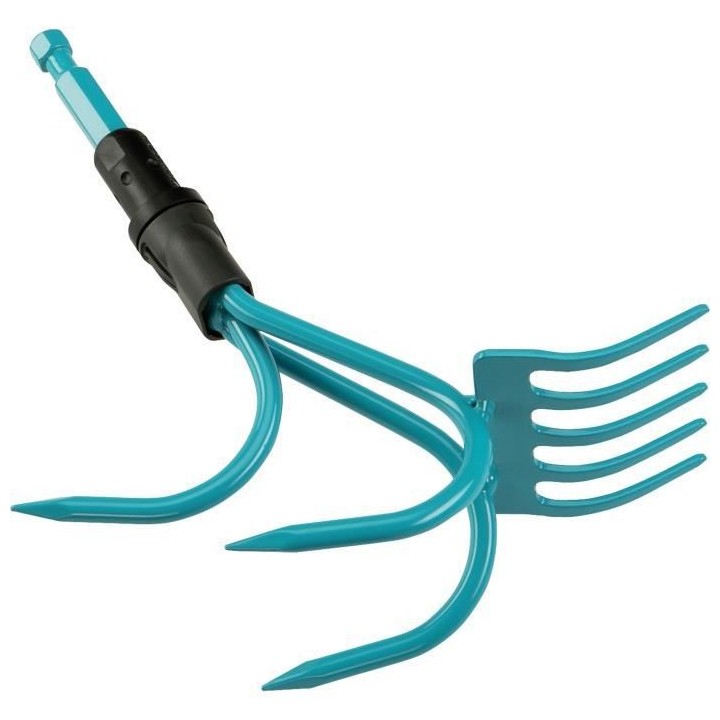 Griffe-cultivateur 9 cm GARDENA Combisystem - Acier robuste - Griffe e