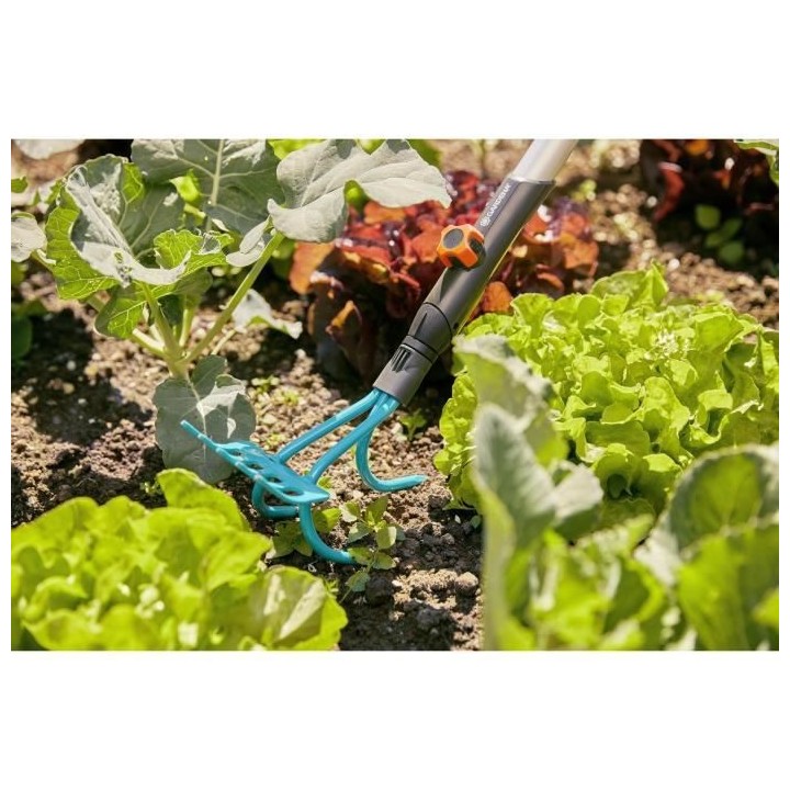 Griffe-cultivateur 9 cm GARDENA Combisystem - Acier robuste - Griffe e