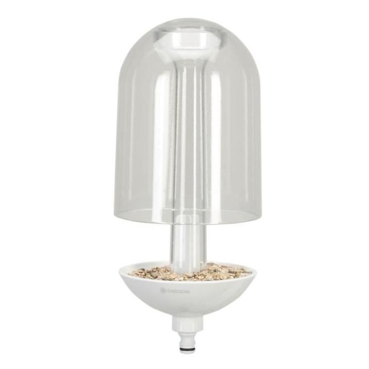Mangeoire a oiseaux GARDENA ClickUp! - Hauteur 35 cm - Diametre 15,2 c
