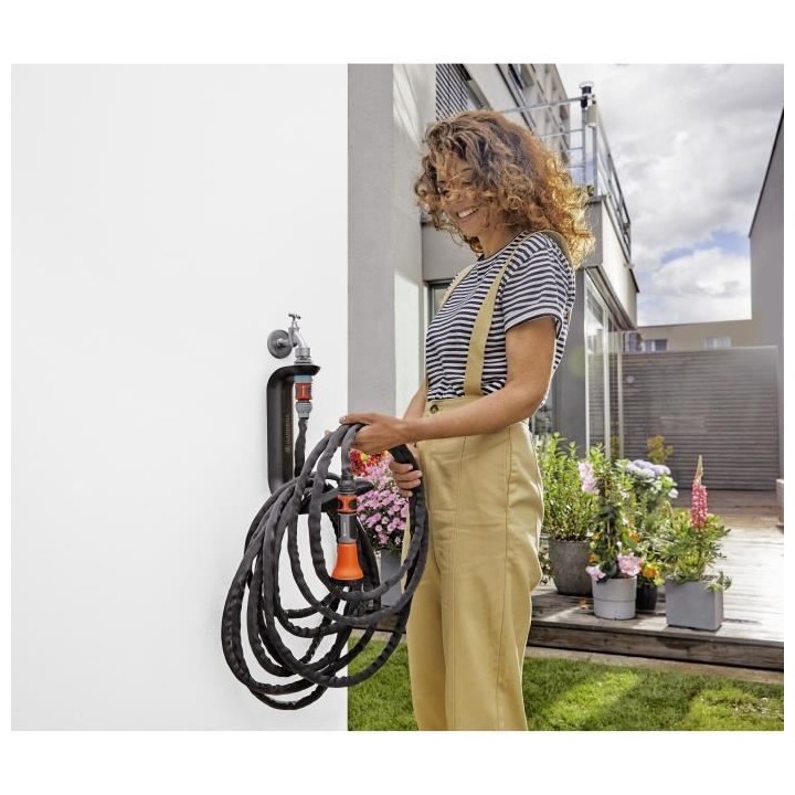 Tuyau d'arrosage Liano GARDENA - Longueur 15m-Set Tuyau textile - supp