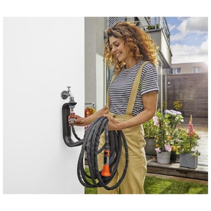 Tuyau d'arrosage Liano GARDENA - Longueur 15m-Set Tuyau textile - supp