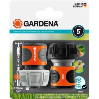 GARDENA raccords rapide et Aquastop-Ø19 mm–Pour début et fin de tu