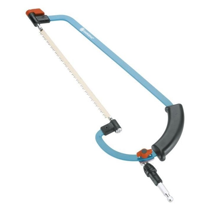 GARDENA Scie horticole Combisystem - Acier trempé – Tension réglab