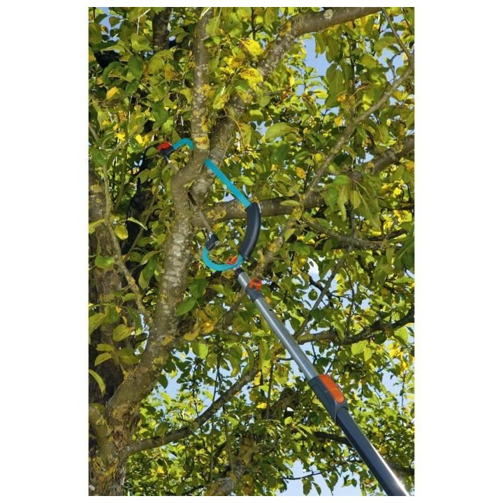 GARDENA Scie horticole Combisystem - Acier trempé – Tension réglab