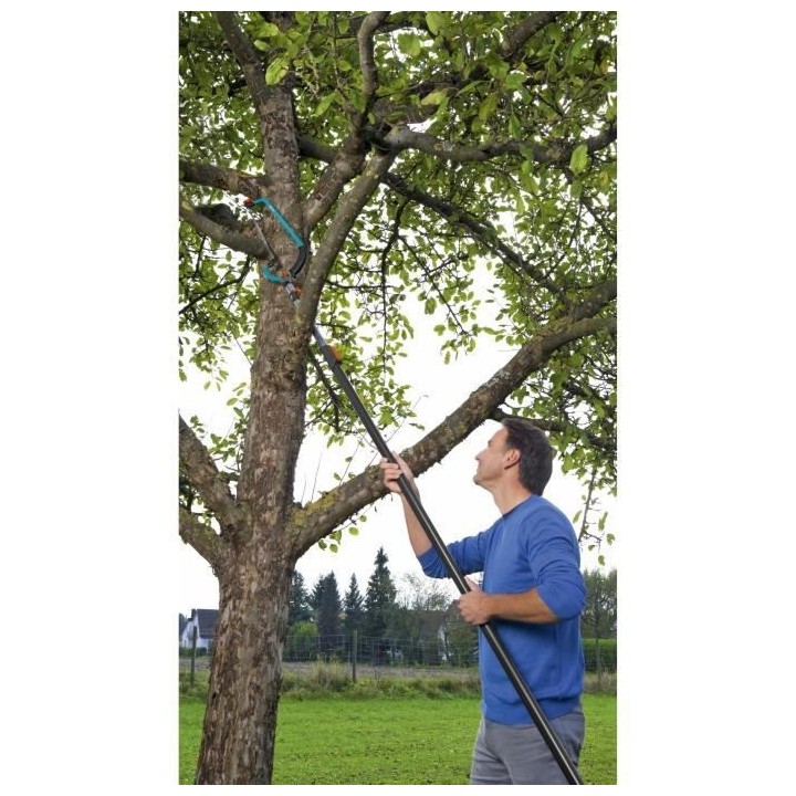 GARDENA Scie horticole Combisystem - Acier trempé – Tension réglab