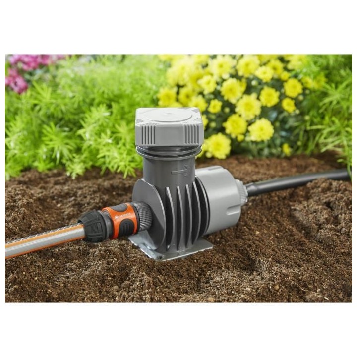 GARDENA Centrale d'irrigation 1000 – Pour Micro-Drip System – Réd