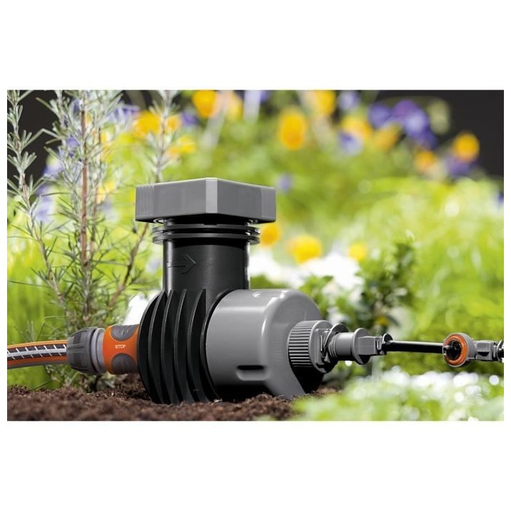 GARDENA Centrale d'irrigation 1000 – Pour Micro-Drip System – Réd