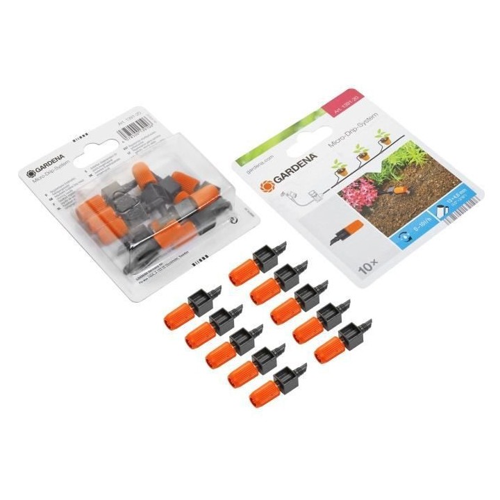 GARDENA Goutteur réglable Micro-Drip - Capacité max 20L/heure – Fa