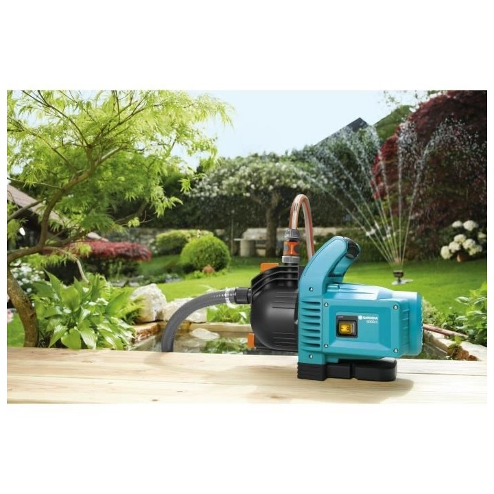 GARDENA Pompe d'arrosage de surface 3000/4 – 600W – Débit max 310