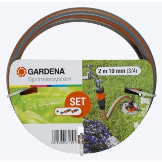 GARDENA Set de Connexion Grand Débit – Relier pipeline et systeme d