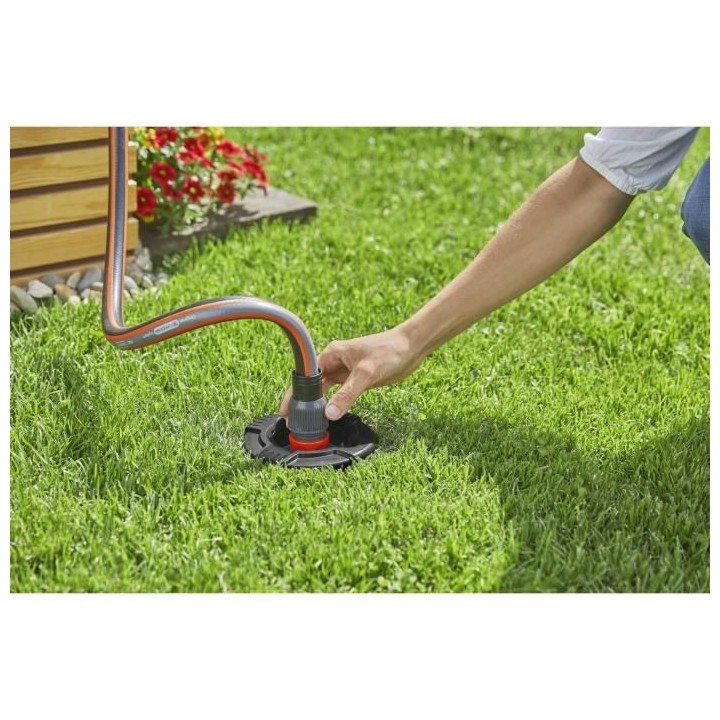 GARDENA Set de Connexion Grand Débit – Relier pipeline et systeme d