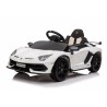 Voiture électrique pour enfants Injusa Aventador Svj Blanc 151 x 63 x 102.5 cm