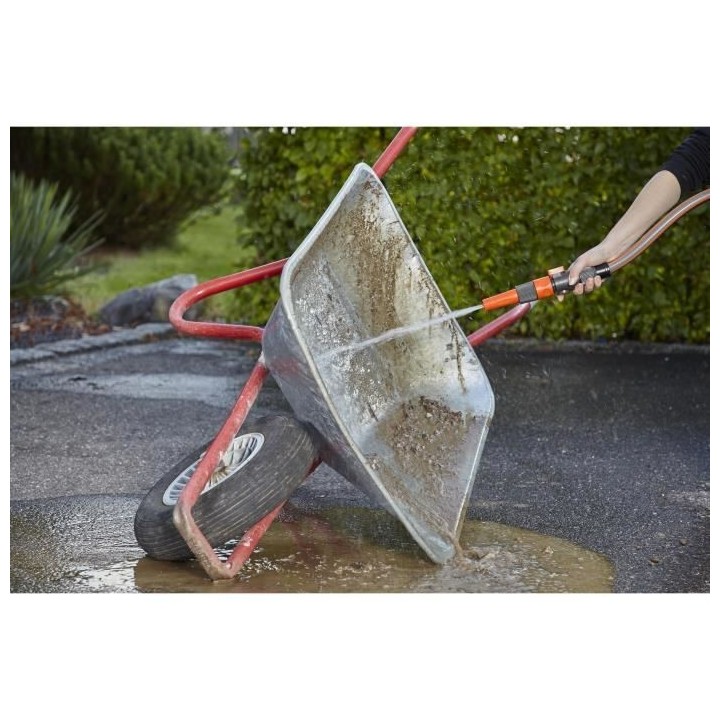 GARDENA Raccord rapide grand débit – Lance de jardin avec 2 types d