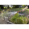 GARDENA Raccord rapide grand débit – Lance de jardin avec 2 types de jets – Adapté aux tuyaux de 19 mm – Garantie 5 ans