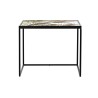 Jeu de 3 tables DKD Home Decor Verre Noir Doré Métal Vert 60 x 40 x 50 cm