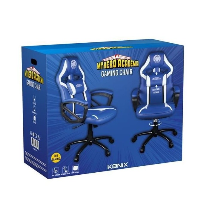 Siege Gaming - KONIX - My Hero Academia - Bleu