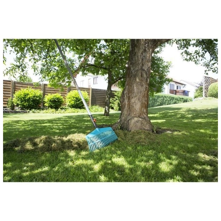 GARDENA Balai-râteau 43cm Combisystem - Plastique solide - 22 dents