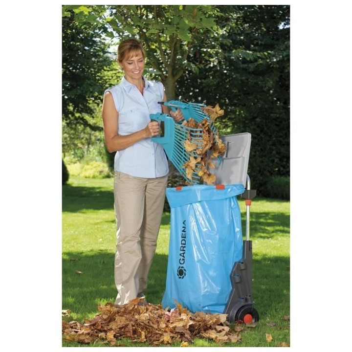 GARDENA Balai a gazon 2 en 1 XXL 77cm Combisystem - Plastique renforc