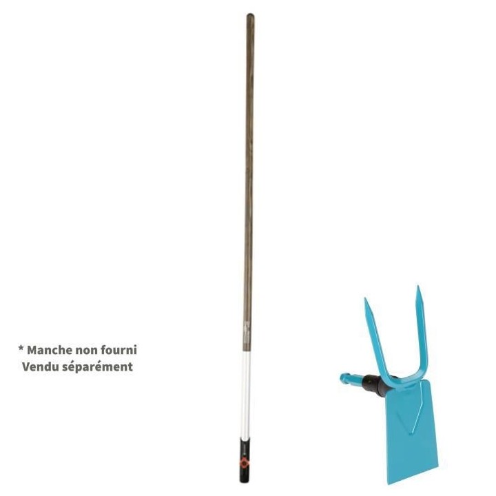 GARDENA Serfouette 7.5cm Combisystem - Acier inoxydable – Outil adap