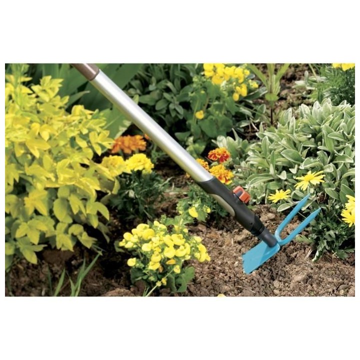 GARDENA Serfouette 7.5cm Combisystem - Acier inoxydable – Outil adap