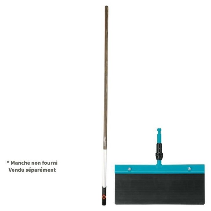 GARDENA Grattoir a glace 30cm Combisystem – Lame acier trempé zingu