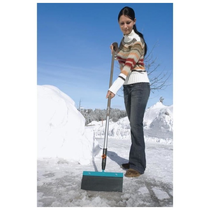 GARDENA Grattoir a glace 30cm Combisystem – Lame acier trempé zingu