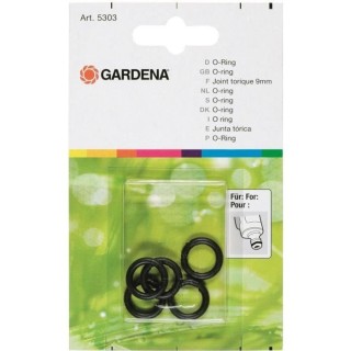 GARDENA Joints toriques 9mm – Kit de 5 unités – Adaptés a tous l