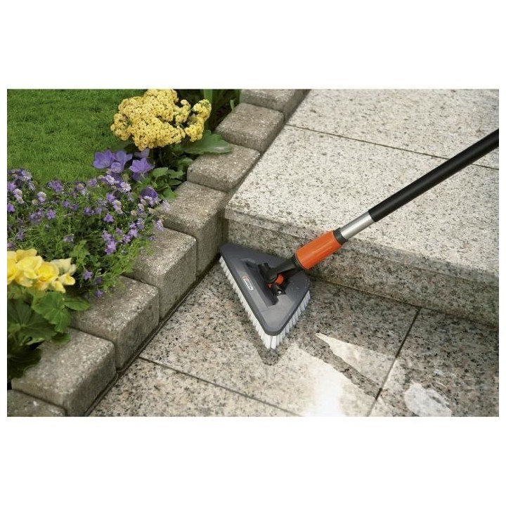 GARDENA Balai de lavage dur articulé Cleansystem – Tete pivotante 3