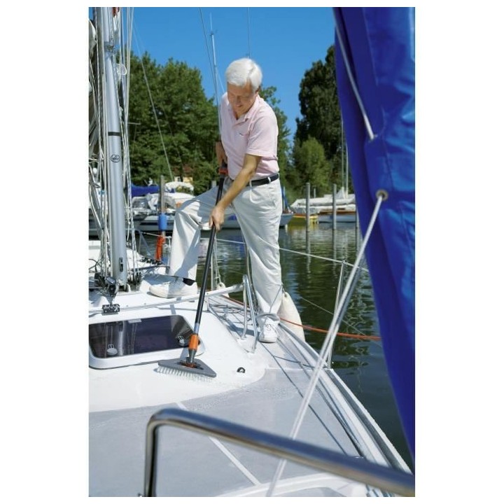 GARDENA Balai de lavage dur articulé Cleansystem – Tete pivotante 3