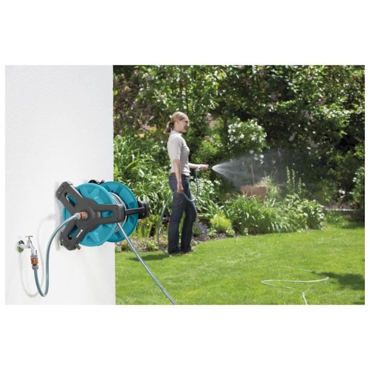 Dévidoir portable et mural 50 Classic équipé – Longueur 20m –