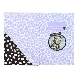 Journal intime Gorjuss Smitten kitten Noir Blanc Jeunes (12,5 x 18,5 x 1,5 cm)