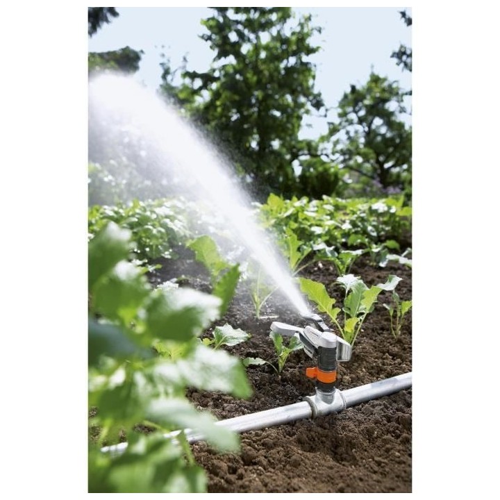 GARDENA Arroseur-canon Premium – Portée réglable 12.5m max – Sup