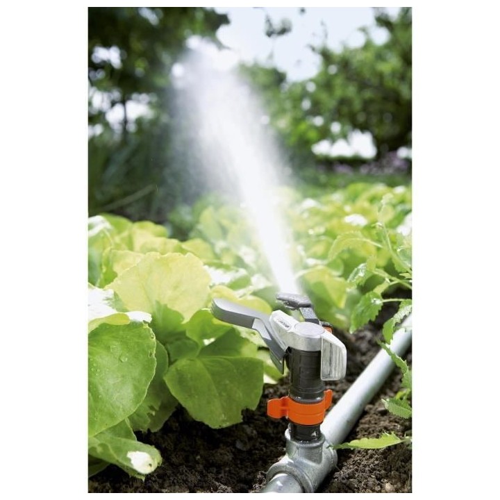 GARDENA Arroseur-canon Premium – Portée réglable 12.5m max – Sup