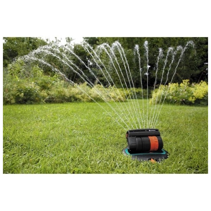 GARDENA Kit arroseur oscillant escamotable OS140 – Surface 140m²