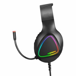 Casque avec Microphone Gaming Mars Gaming MH222 Noir